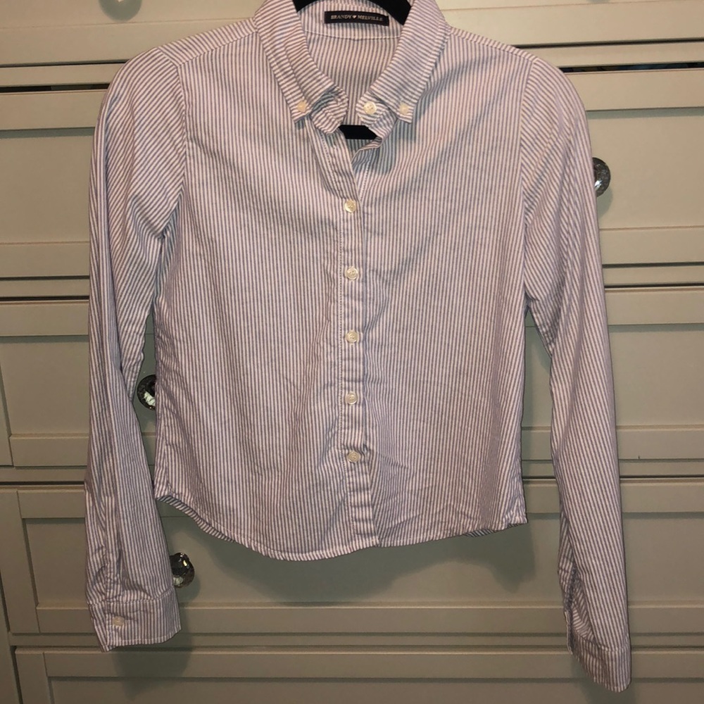 Brandy Melville Striped Button Down
